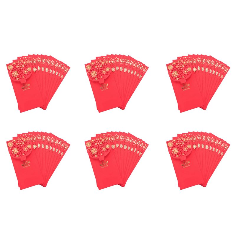 ABZC-60PCS Chinese Red Envelop - đánh giá và giá Wedding Envelopes