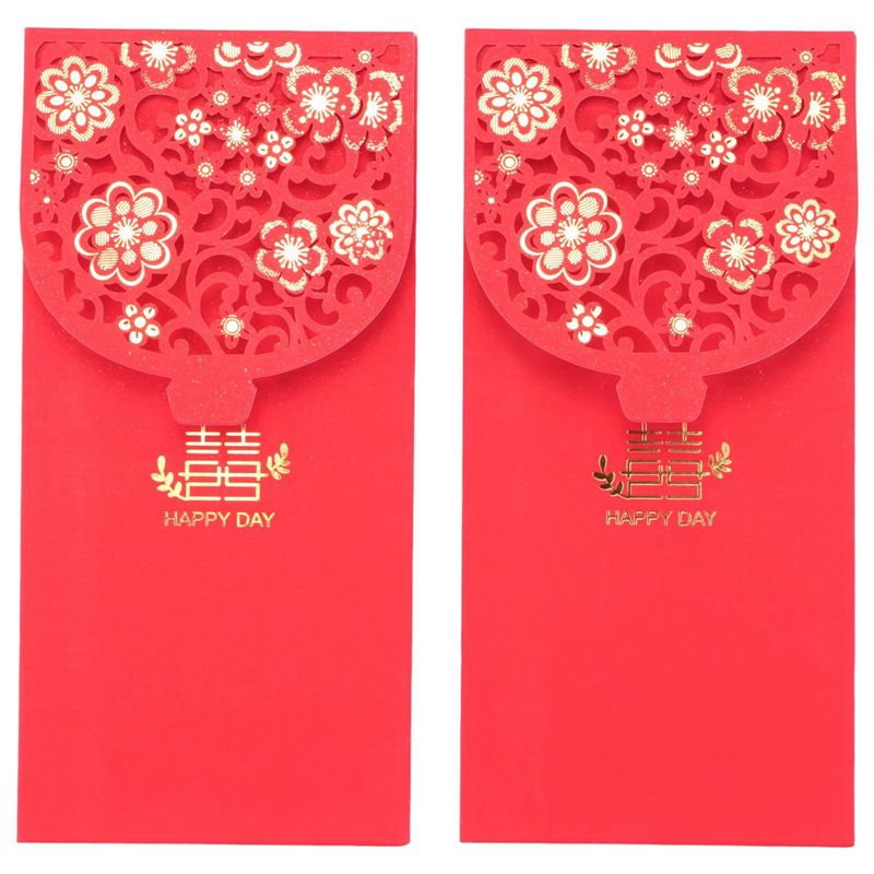 ABZC-60PCS Chinese Red Envelop - đánh giá và giá Wedding Envelopes