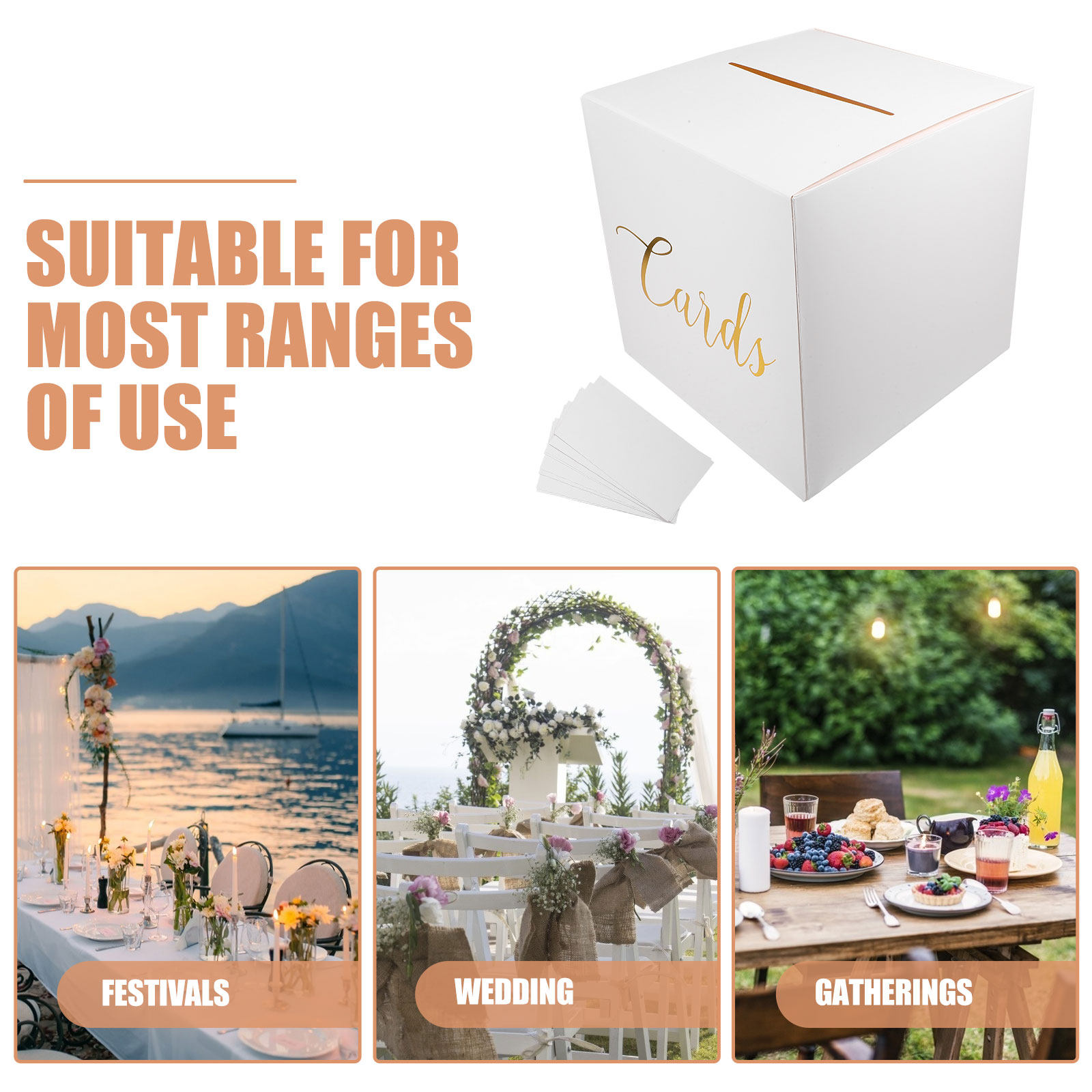 1Set Wedding Card Box Reusable - đánh giá và giá Wedding Card Box