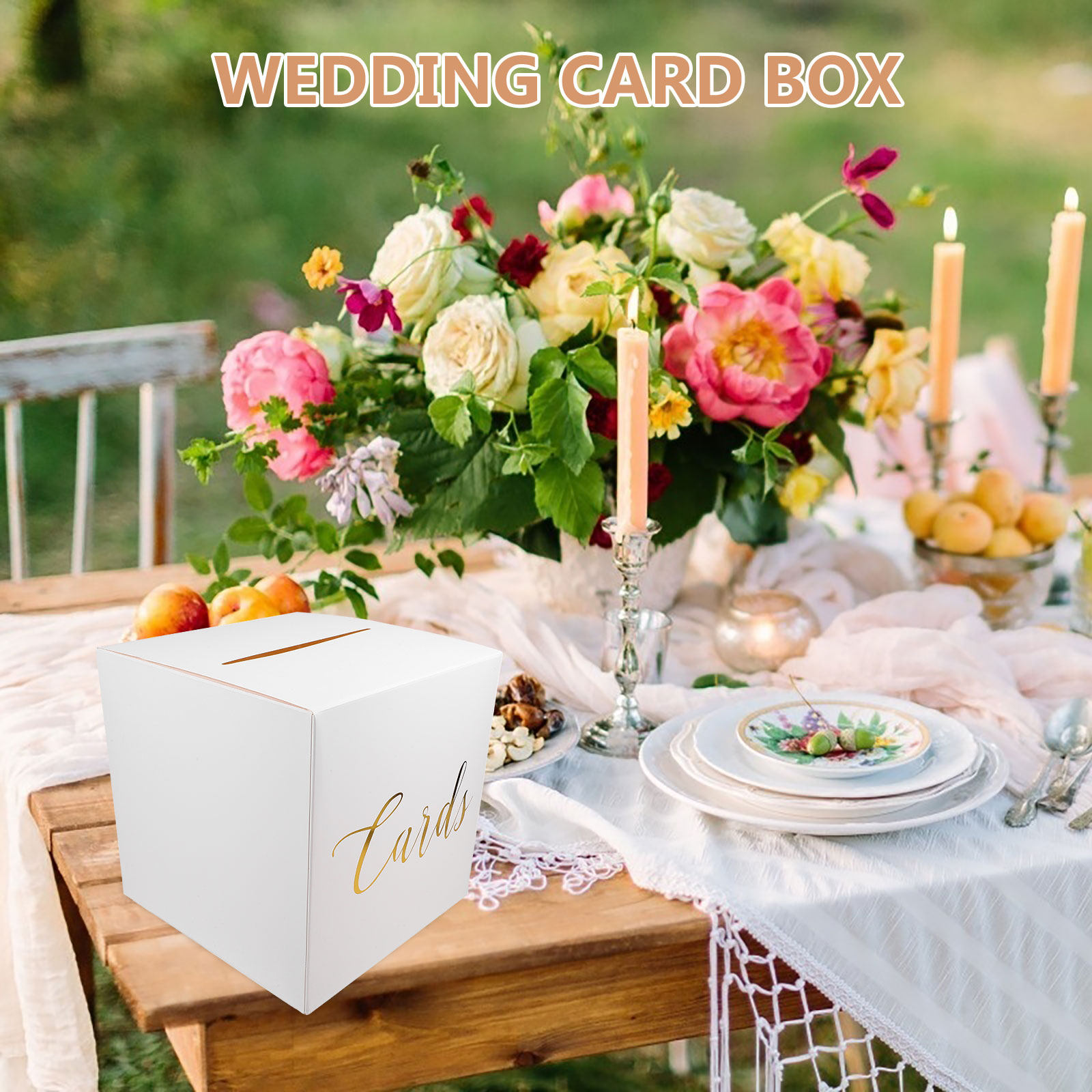 1Set Wedding Card Box Reusable - đánh giá và giá Wedding Card Box