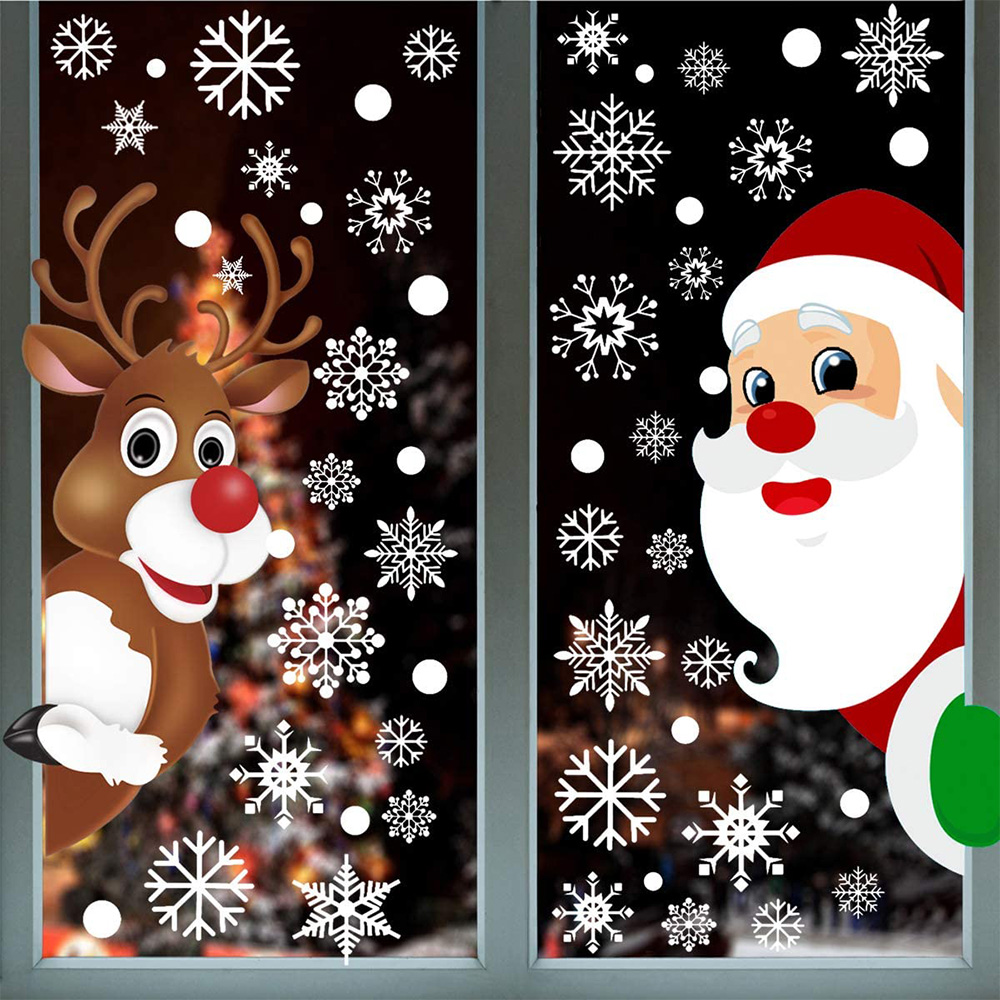 Christmas Window Clings Sticke - đánh giá và giá Wedding/Event Supply Store