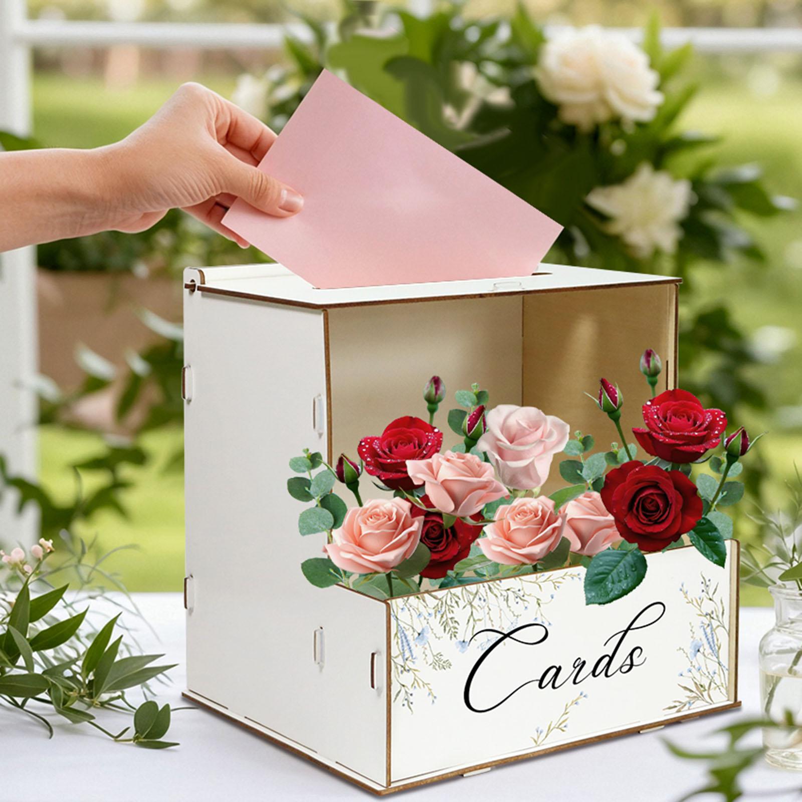 Personalized Rustic Wedding Ca - đánh giá và giá Wedding Card Box